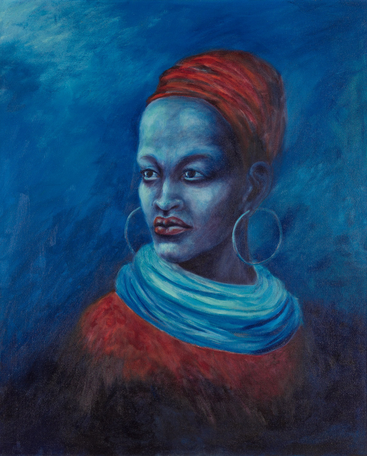 BEULAH WOODARD (1895 - 1955) African Woman.